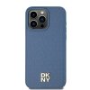 DKNY DKHMP15XPSHRPSB iPhone 15 Pro Max 6.7  niebieski/blue hardcase Leather Monogram Pattern Metal Logo MagSafe
